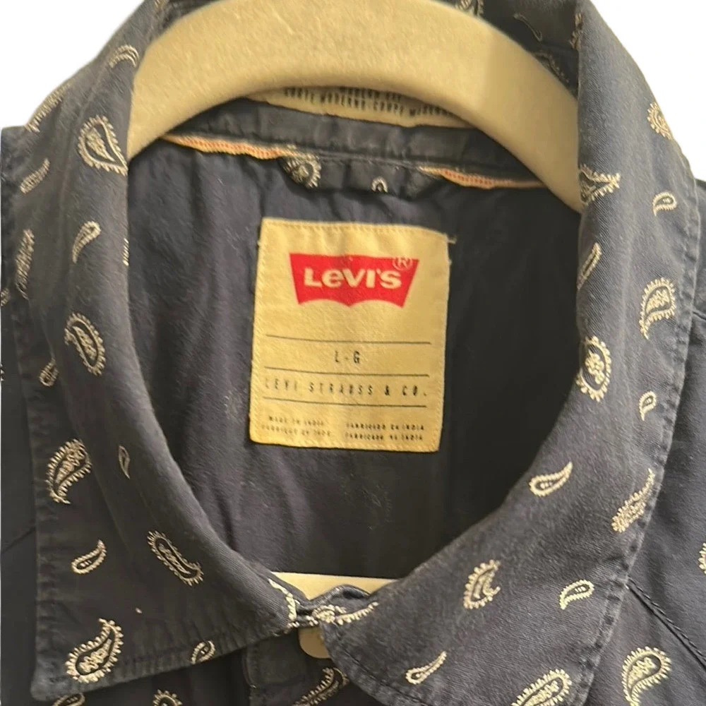 Levi's Blue Casual Button Down Shirt